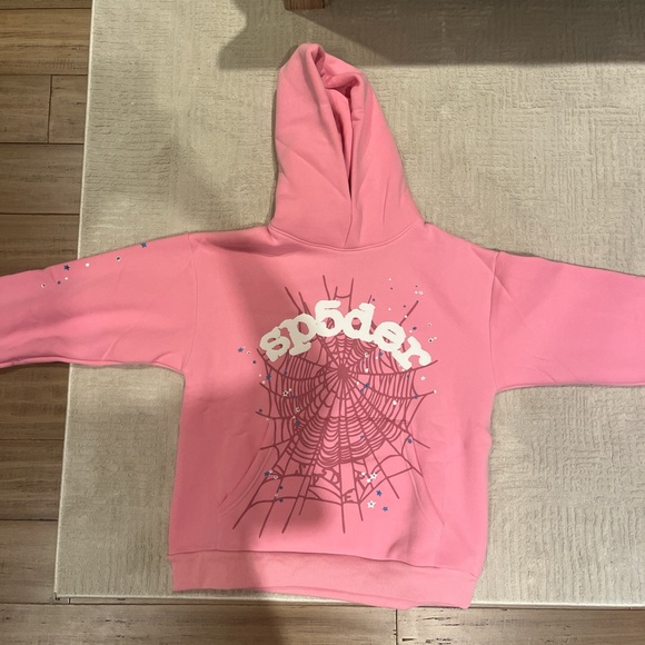 Pink Sp5der hoodie